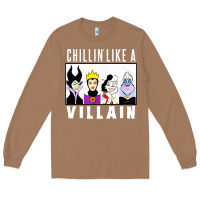 Toasted Coconut chillin like a villain Long Sleeve Tee - linhVisuals