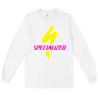 White Specialized Bikes Bicycle Long Sleeve Tee - linhVisuals