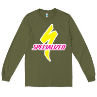Army Green Specialized Bikes Bicycle Long Sleeve Tee - linhVisuals