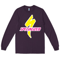 Plum Specialized Bikes Bicycle Long Sleeve Tee - linhVisuals