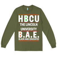 Army Green hbcu the lincoln university black and educated black classic Long Sleeve Tee - linhVisuals