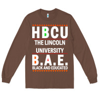 Chestnut hbcu the lincoln university black and educated black classic Long Sleeve Tee - linhVisuals