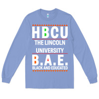 Colony Blue hbcu the lincoln university black and educated black classic Long Sleeve Tee - linhVisuals