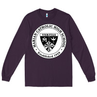 Plum marian catholic high school Long Sleeve Tee - linhVisuals