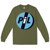 Army Green PiL Public Image Ltd Long Sleeve Tee - linhVisuals