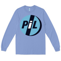 Colony Blue PiL Public Image Ltd Long Sleeve Tee - linhVisuals