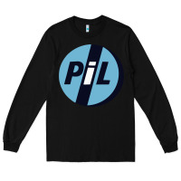 Black PiL Public Image Ltd Long Sleeve Tee - linhVisuals