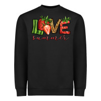 Black love summer strawberry Heavyweight Sweatshirt - Jasminsmagicworld