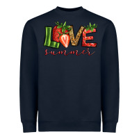 Navy love summer strawberry Heavyweight Sweatshirt - Jasminsmagicworld
