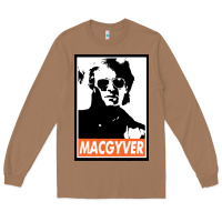 Toasted Coconut macgyver Long Sleeve Tee - linhVisuals
