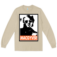 Mushroom macgyver Long Sleeve Tee - linhVisuals