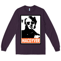 Plum macgyver Long Sleeve Tee - linhVisuals