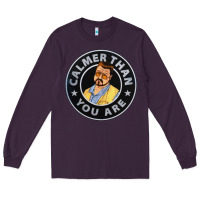 Plum calmer than you are Long Sleeve Tee - linhVisuals