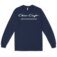 Navy chris craft boats company Long Sleeve Tee - linhVisuals