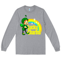 Heather Grey luv lucky charms Long Sleeve Tee - linhVisuals