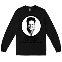 Black funny donny osmond Long Sleeve Tee - linhVisuals