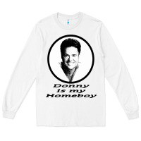 White funny donny osmond Long Sleeve Tee - linhVisuals