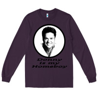 Plum funny donny osmond Long Sleeve Tee - linhVisuals