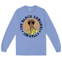 Colony Blue the black samurai Long Sleeve Tee - linhVisuals