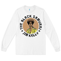 White the black samurai Long Sleeve Tee - linhVisuals