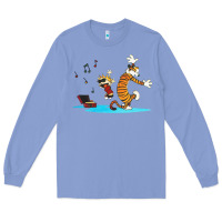 Colony Blue calvin music Long Sleeve Tee - linhVisuals