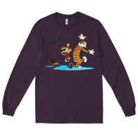 Plum calvin music Long Sleeve Tee - linhVisuals