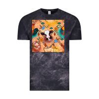 Cloud Black western farm animals seamless pattern Vintage Tee - BundleAndBundleShop