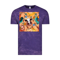 Cloud Purple western farm animals seamless pattern Vintage Tee - BundleAndBundleShop