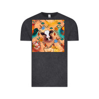 Vintage Black western farm animals seamless pattern Vintage Tee - BundleAndBundleShop