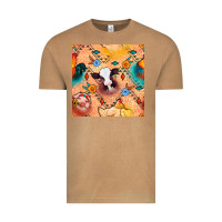 Vintage Camel western farm animals seamless pattern Vintage Tee - BundleAndBundleShop