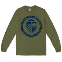 Army Green Regis University Long Sleeve Tee - linhVisuals
