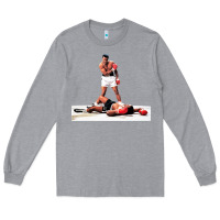 Heather Grey ali vs liston Long Sleeve Tee - linhVisuals