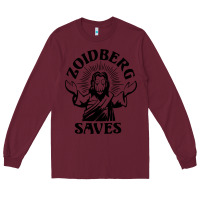 Burgundy zoidberg saves Long Sleeve Tee - linhVisuals