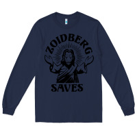 Navy zoidberg saves Long Sleeve Tee - linhVisuals