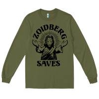 Army Green zoidberg saves Long Sleeve Tee - linhVisuals