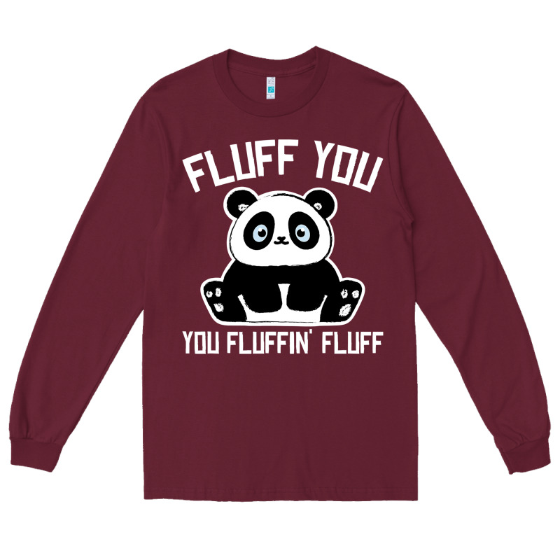 Panda Cub Fluff You Giant Panda Long Sleeve Tee by linhVisuals | Teevron