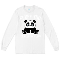 White panda cub fluff you giant panda Long Sleeve Tee - linhVisuals