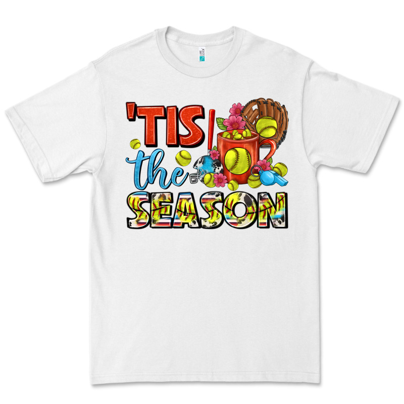 Tis The Season  Softball Coffee Mug Premium Tee by FaDigitalArtStudio | Teevron