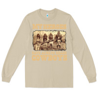 Mushroom my heroes have always killed cowboys retro Long Sleeve Tee - linhVisuals