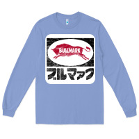 Colony Blue bullmark Long Sleeve Tee - linhVisuals