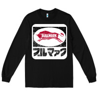 Black bullmark Long Sleeve Tee - linhVisuals