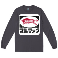 Smoke bullmark Long Sleeve Tee - linhVisuals