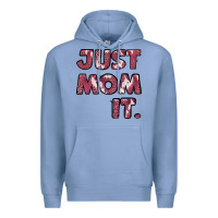 Colony Blue just mom it pink Premium Hoodie - Jasminsmagicworld