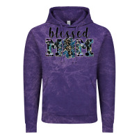 Cloud Purple blessed mom Vintage Hoodie - SublimationCraftShop
