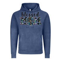 Vintage Denim blessed mom Vintage Hoodie - SublimationCraftShop