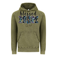 Vintage Olive blessed mom Vintage Hoodie - SublimationCraftShop