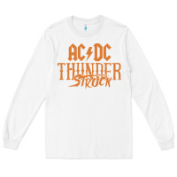 White thunderstruck Long Sleeve Tee - linhVisuals