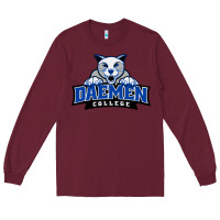 Burgundy daemen college Long Sleeve Tee - linhVisuals