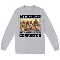 Moon Dust my heroes have always killed cowboys retro Long Sleeve Tee - linhVisuals