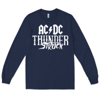 Navy the thunderstruck Long Sleeve Tee - linhVisuals
